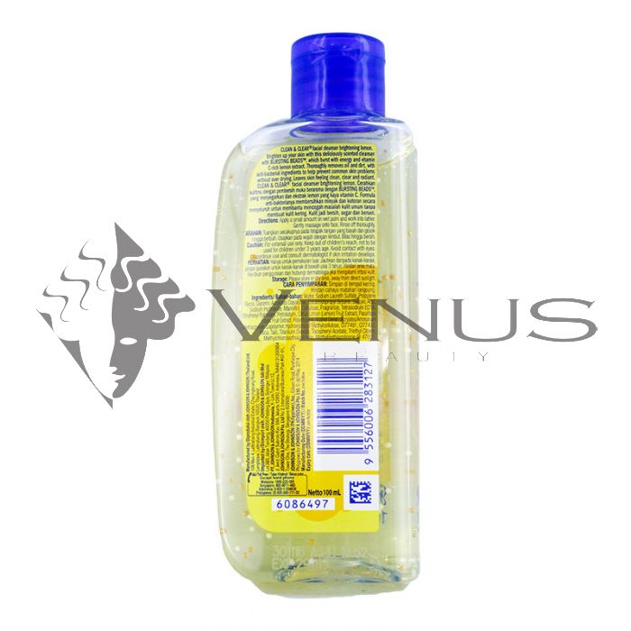 Clean Clear Fruit Essentials Facial Cleanser 100ml Lemon