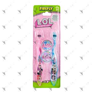 Firefly Toothbrush with Cap LOL Surprise Travel Kit