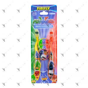 Firefly Toothbrush W/Cap PJMasks Travel Kit 2s