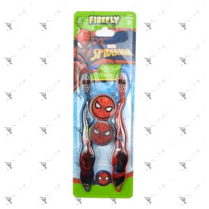 Firefly Toothbrush w/Cap Spiderman Travel Kit 2s