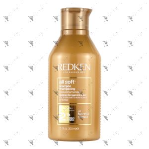 Redken All Soft Shampoo 300ml PH Balanced Formula