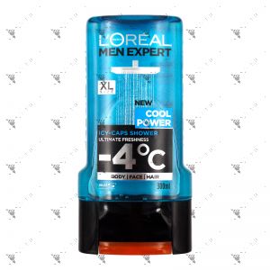 L'Oreal Men Expert Cool Power Shower 300ml for Body Face Hair