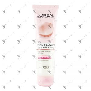 L'Oreal Fine Flowers Gel-Cream Wash 150ml For Dry & Sensitive Skin