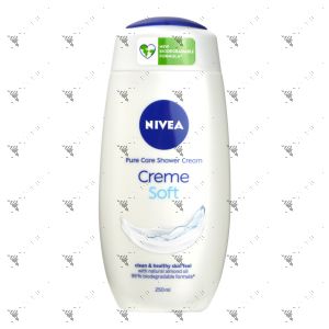 Nivea Pure Care Shower Cream 250ml Creme Soft