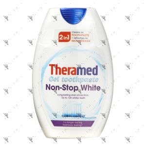 Theramed 2in1 Toothpaste + Mouth Wash 75ML Non-Stop White 