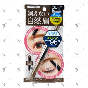 Browlash EX Waterstrong Eyebrow (Gel Pencil x Powder) Light Brown