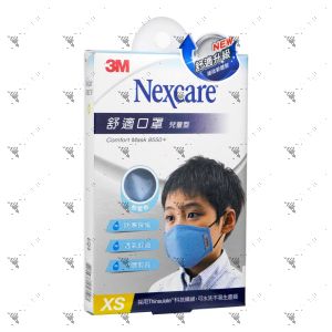 Nexcare 3m Comfort Mask Kids XS-Size Blue 1s 8550+