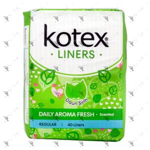 Kotex Fresh Liners Regular Scented 40S