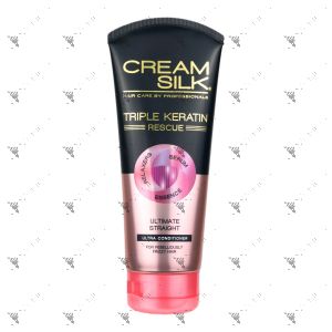 Cream Silk Triple Keratin Conditioner 170ml Ultimate Straight