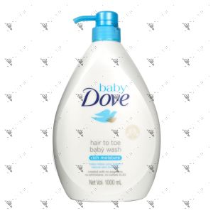 Dove Baby Hair To Toe Wash 1000ml Rich Moisture