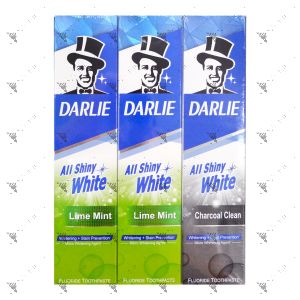 Darlie All Shiny White Toothpaste - Lime Mint (140gx2+80g)