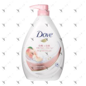 Dove Bodywash 1L Go Fresh White Peach + Tea