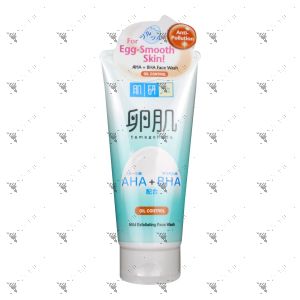 Hada-Labo Tamago AHA+BHA Mild Exfoliating Face Wash 130g (Oil Control)