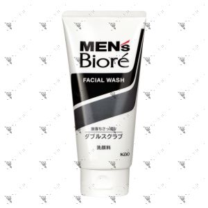 Biore Men Double Scrub Face Wash 130g