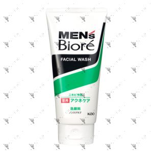 Biore Men Medicated Acne Care Face Wash 130g