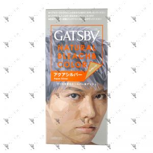 Gatsby Hair Colour Natural Bleach Aqua Silver