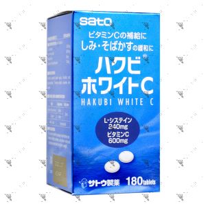 Sato Hakubi White C (180tabs)