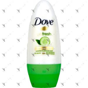 Dove Deodorant Roll On 50ml Cucumber & Green Tea