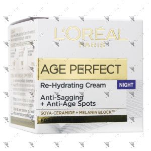 L'Oreal Age Perfect Re-Hydrating Cream 50ml Night