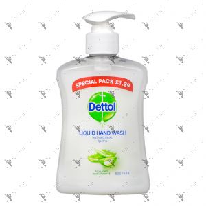 Dettol Hand Soap 250ml Soothe Aloe Vera & Vitamin E