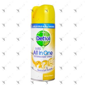 Dettol Disinfectant Spray All In 1 400ml Lemon Breeze