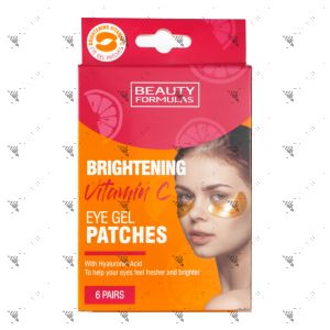 Beauty Formulas Brightening Vitamin C Eye Gel Patches 6 Pairs