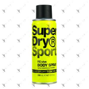 Super Dry Sport Body Spray 200ml Re:Vive
