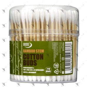 Questbrands Cotton Buds 200s Bamboo Stem
