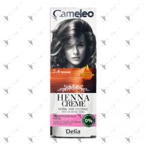 Cameleo Herbal Hair Coloring Cream 7.4 Copper Red