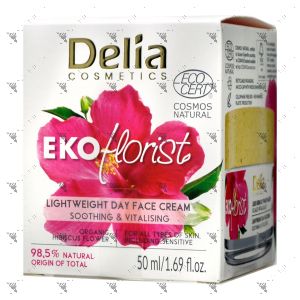 Delia Ekoflorist Lightweight Day Face Cream Soothing & Vitalizing 50ml