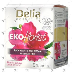 Delia Ekoflorist Rich Night Face Cream Regenerating 50ml