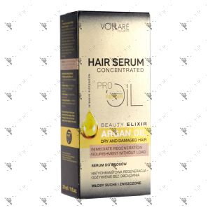 Vollare Hair Serum Argan Oil Dry and Damaged Hair 30ml