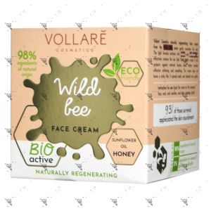 Vollare Regenerating Face Cream 50ml From Wild Bee Series