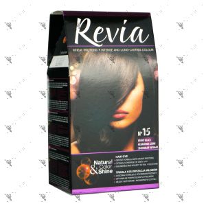 Revia Hair Color No 15 Ebony Black