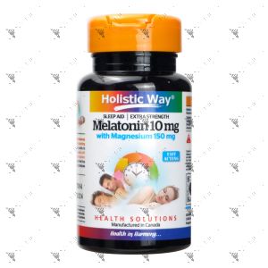 Holistic Way Sleep Aid Melatonin 10mg + Magnesium 150mg 30s