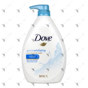 Dove Bodywash 1L Gentle Exfoliating Nutrium Moisture