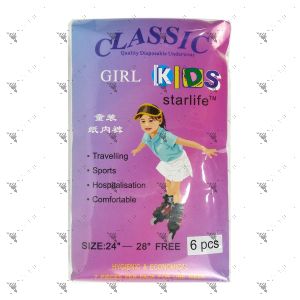 Classic Quality Disposable Kids 6S (Girl)