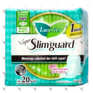 Laurier Super Slimguard Day Wing 22.5cm 20s