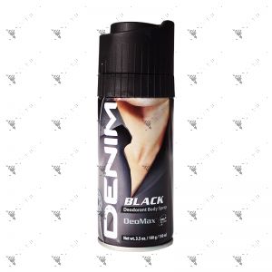 Denim Deodorant Spray 150ml Black