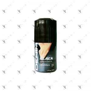 Denim Deodorant Roll On 50ml Black