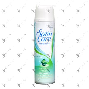 Gillette Satin Care Shave Gel 200ml Sensitive Skin