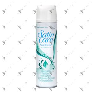 Gillette Satin Care Shave Gel 200ml Pure & Delicate