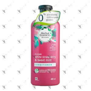 Clairol Herbal Essence Conditioner 400ml White Strawberry & Sweet Mint