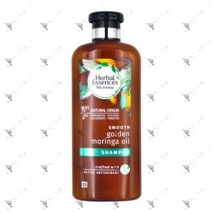 Clairol Herbal Essence Shampoo 400ml Smooth Golden Moringa Oil