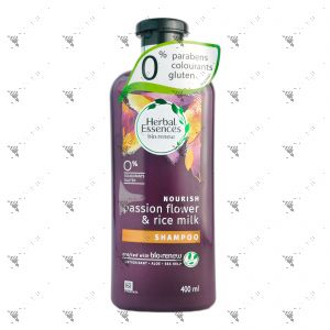 Clairol Herbal Essence Shampoo 400ml Passion Flower & Rice Milk