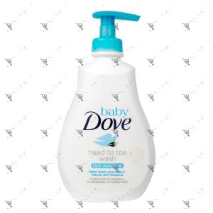 Dove Baby Head to Toe Wash 400ml Rich Moisture