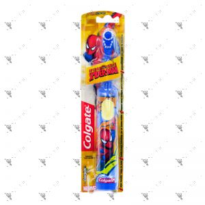 Colgate Kids Toothbrush Battery Power Spider-Man Extra Soft 1s (Yellow)