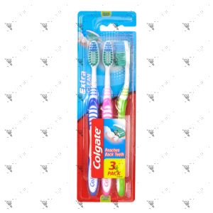 Colgate Toothbrush Extra Clean Medium 3s