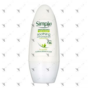 Simple Kind To Skin Soothing Anti Perspirant Roll On 50ml 