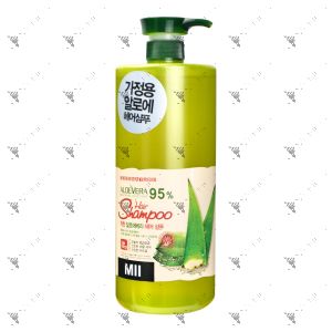 White Organia Mii Aloe Vera 95% Hair Shampoo 1500g